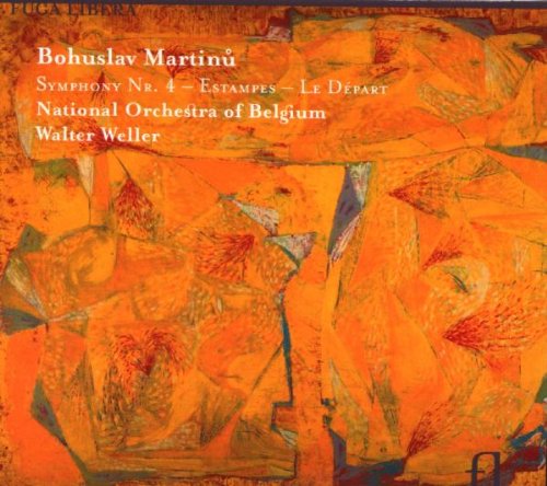 CD cover with abstract orange artwork and white text listing the album details.