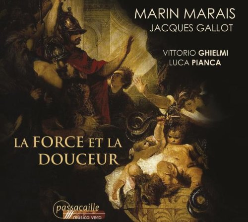 "CD cover with a dark, Renaissance-style painting and gold and white text."