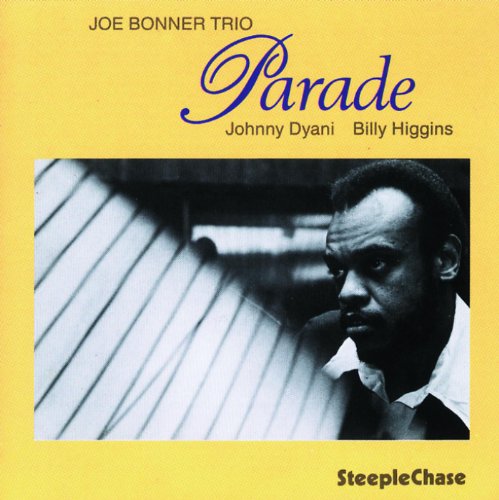 CD cover for "Parade" by Joe Bonner Trio, featuring a pianist’s portrait.