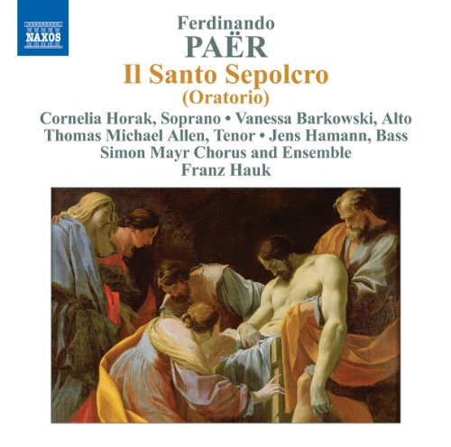 CD cover for Paer’s “Il Santo Sepolcro” with religious painting.