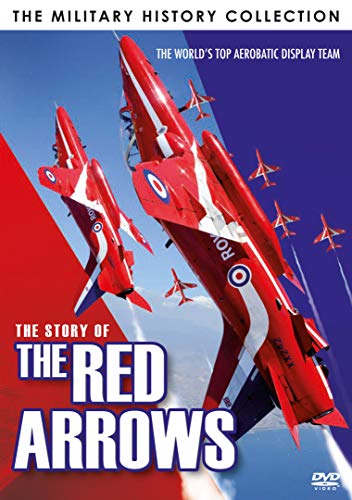 DVD cover featuring red Red Arrows jets flying against a blue sky.