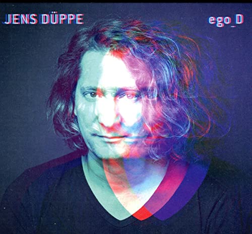 CD cover for Jens Düppe’s “ego_D” featuring a distorted portrait.