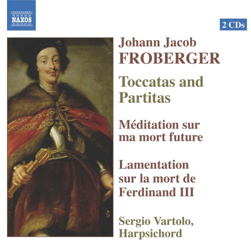 CD cover featuring a portrait of a man and text listing classical music pieces.