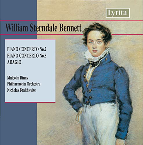 CD cover featuring a portrait of composer William Sterndale Bennett.