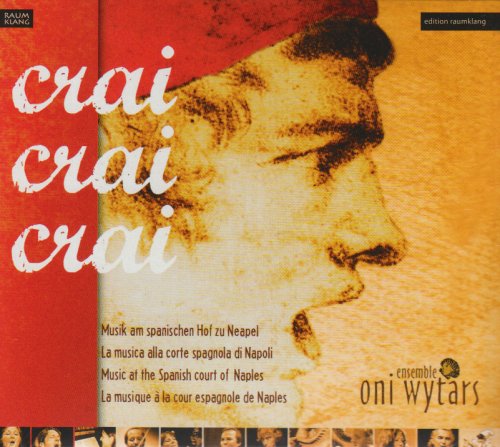 "CD album cover with a man's profile and 'crai' text on red and orange background."