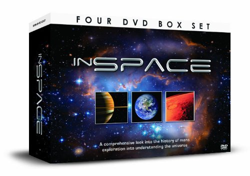 In Space" DVD box set featuring planets Earth, Saturn, and Mars.