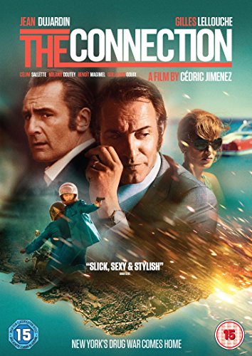 DVD cover for “The Connection” featuring actors and a map.