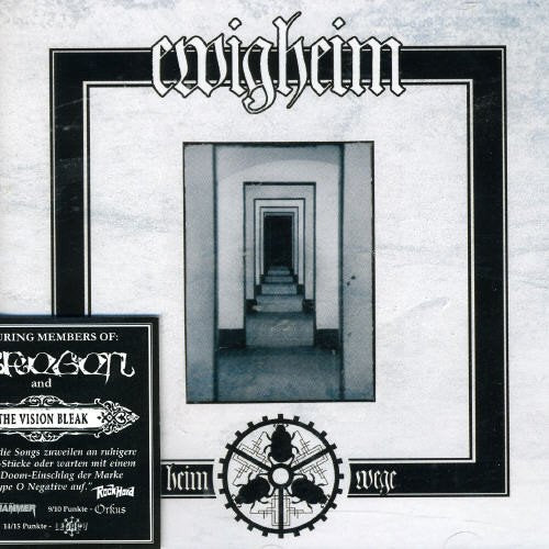 CD cover for "Ewigheim - Heimwege" featuring a doorway in a circular frame.
