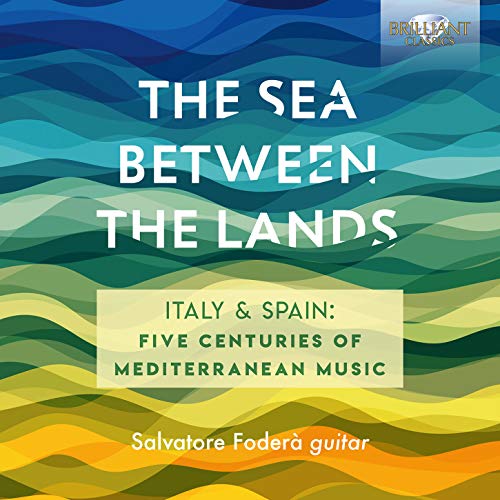 A CD cover with wavy blue to orange background and white and green text.
