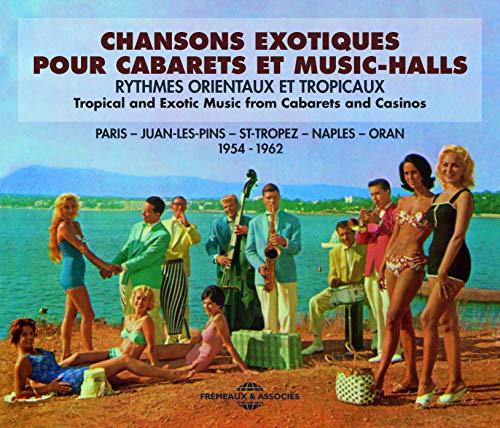 Vintage 3CD album cover featuring musicians and people on a beach.