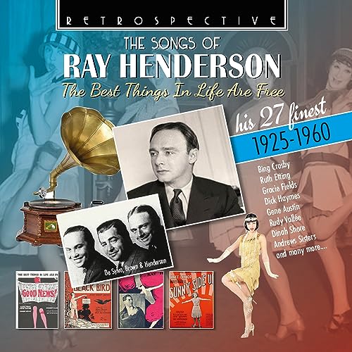 CD cover for "The Songs of Ray Henderson" with vintage imagery and artist names.