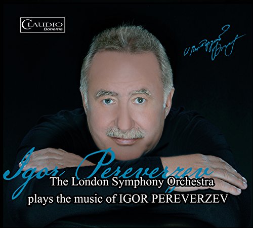"CD cover with a man in black shirt, blue signature, and white text on black background."