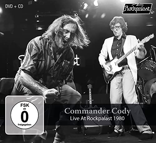 Commander Cody performing live at Rockpalast in 1980, CD cover.