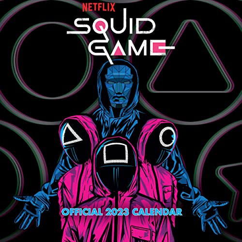 Squid Game 2023 Calendar, Month To View Square Wall Calendar , Official Product (Squid Game Square Calendar)