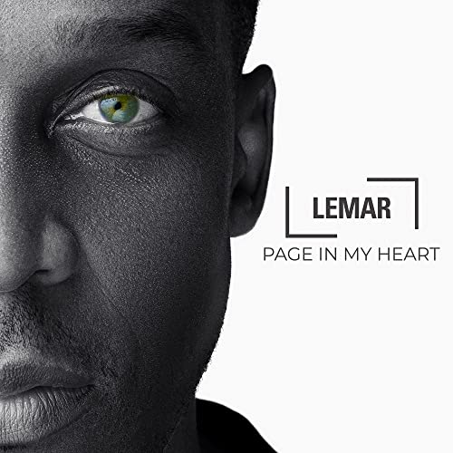 CD cover for Lemar’s “Page In My Heart” featuring a close-up portrait.