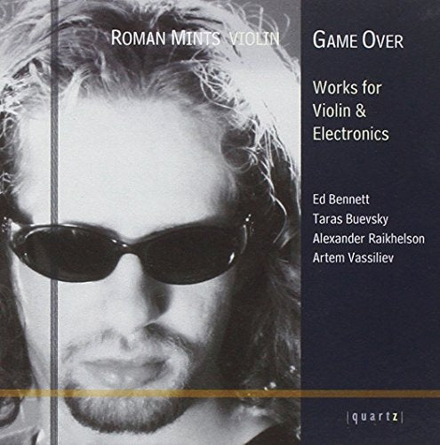CD cover for “Roman Mints - Game Over” featuring a man in sunglasses.