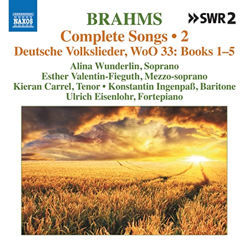 CD cover for Brahms: Complete Songs Vol. 2, featuring a landscape.