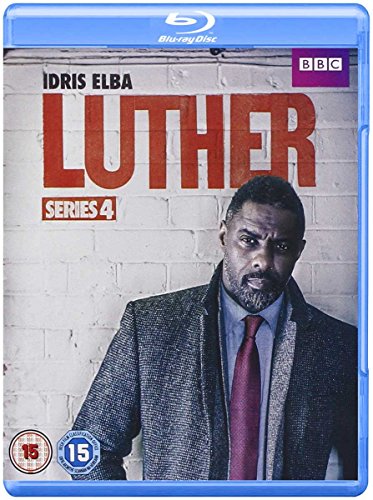 “Luther” Series 4 Blu-ray cover featuring Idris Elba in a suit.