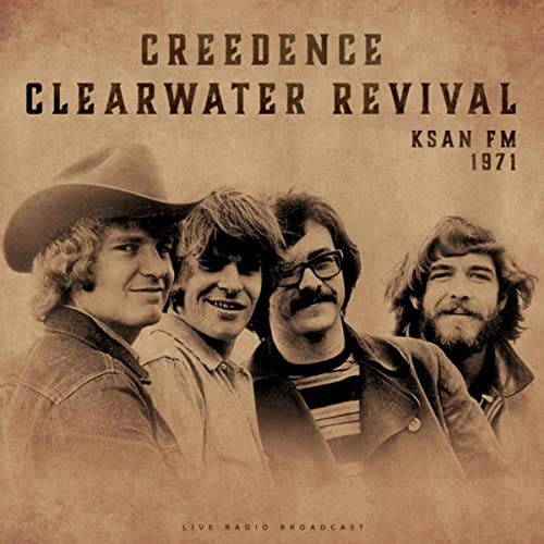Creedence Clearwater Revival album cover featuring four band members.