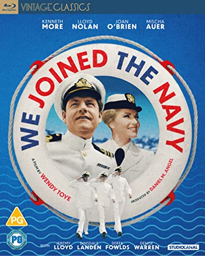 We Joined The Navy" Blu-ray cover with a life preserver and actors’ faces.