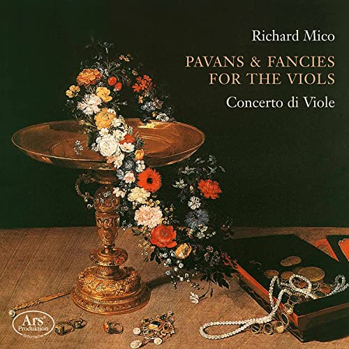 CD cover: still life painting of flowers, dish, and books.