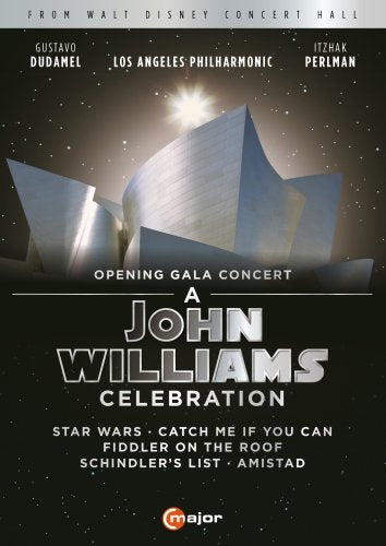 "A John Williams Celebration" DVD cover featuring the Walt Disney Concert Hall.