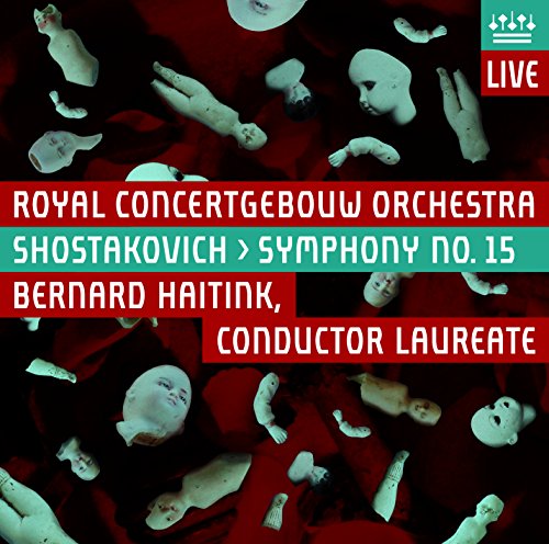CD cover for Shostakovich’s Symphony No. 15 with doll imagery.