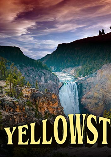 Yellowstone DVD cover featuring a waterfall and mountainous landscape.