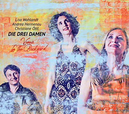CD cover featuring three people—two women and one man—with a textured background.