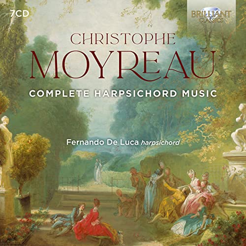 CD cover for Fernando De Luca’s “Moyreau: Complete Harpsichord Music.”