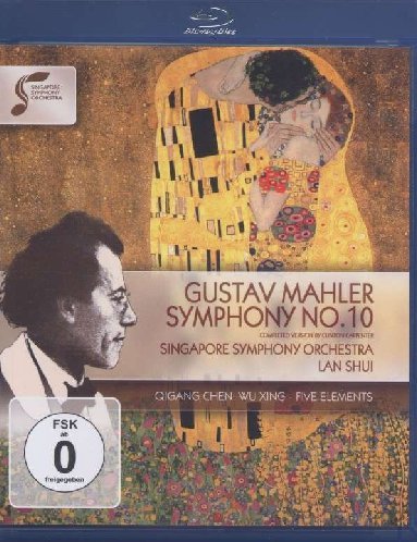 Album cover featuring Gustav Mahler with "The Kiss" painting in the background.
