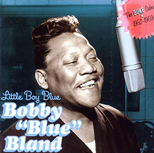 Bobby “Blue” Bland CD cover featuring a smiling portrait in a studio.