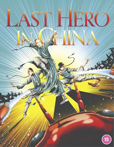 Blu-ray cover for “Last Hero In China” featuring martial arts figures.
