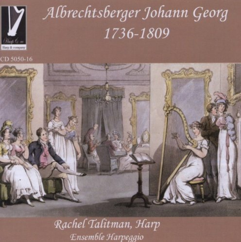 CD cover art: 18th-century scene with a woman playing a harp.