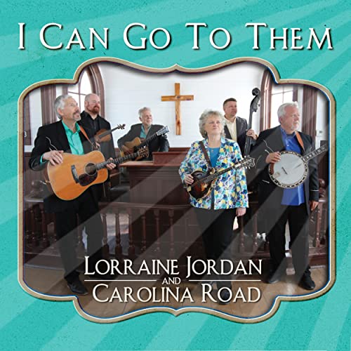 CD cover featuring six musicians with bluegrass instruments in a church.