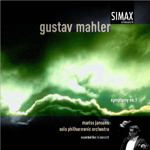 CD cover featuring a conductor and a cloudy green sky with text.