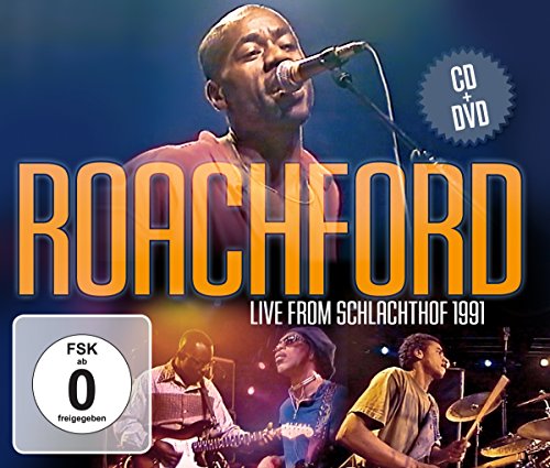 Roachford performing live on stage, CD+DVD cover art.