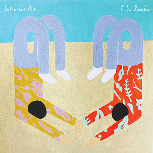 Vinyl album cover with abstract illustration of two people reaching towards each other.