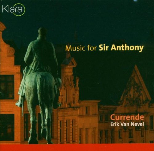 "CD cover featuring a statue of a man on horseback at night."