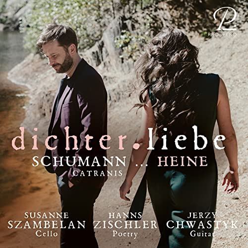 CD cover featuring two people and text: "dichter.liebe" by Schumann/Heine.