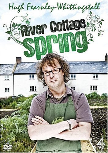 Hugh Fearnley-Whittingstall on DVD cover with a cottage backdrop.