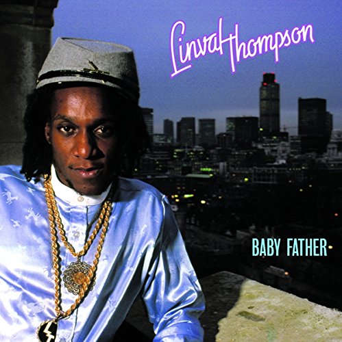 "Album cover featuring Linval Thompson in a blue shirt and gold jewelry."