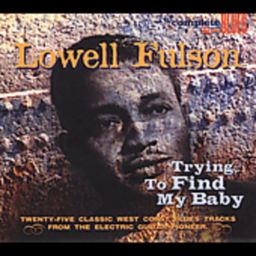 "CD cover with a black-and-white portrait of Lowell Fulson, text, and Amazon logo."