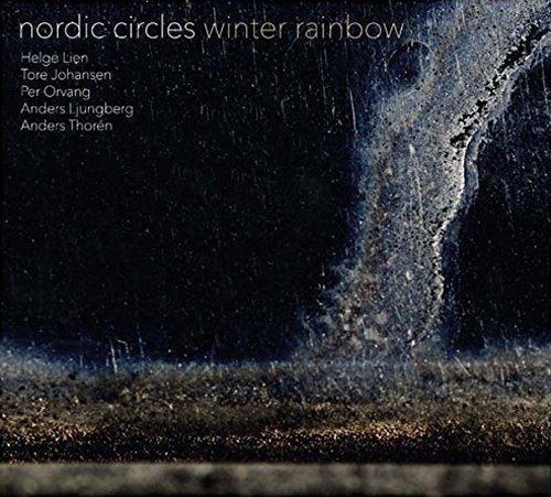 "CD cover art with dark, icy background and white text listing 'Nordic Circles' and artists."