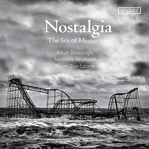 CD cover with stormy seascape and a derelict pier structure.