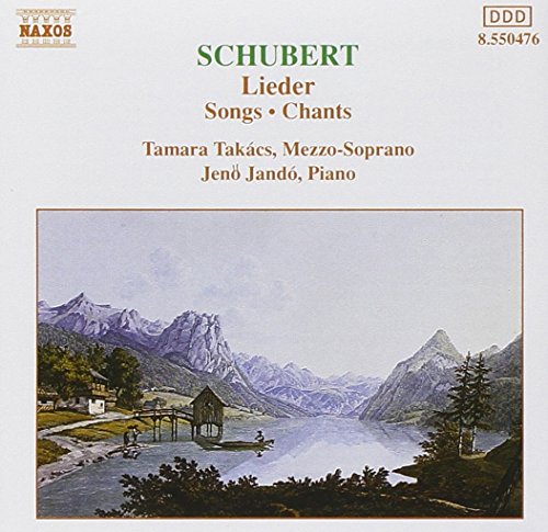 CD cover for Schubert’s Lieder featuring a landscape painting.