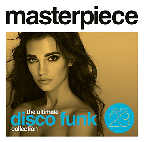 CD cover art: woman with long hair, "masterpiece" title, and "disco funk" text.