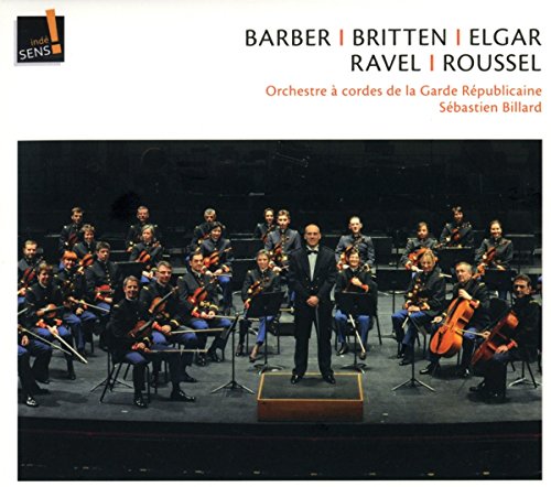Orchestra performing with a conductor on a stage, CD cover.