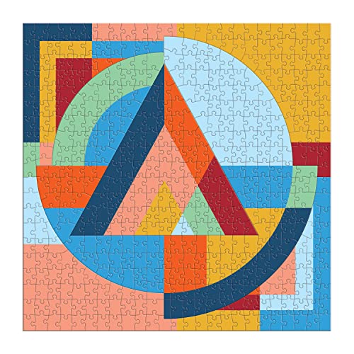 Galison 9780735376076 Frank Lloyd Wright Organic Geometry Jigsaw Puzzle, Multicoloured