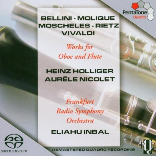 Clear CD case with white label, featuring text and a flute image.